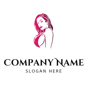 Fashion logo bikini logo