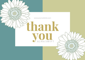 Thank You Card Design