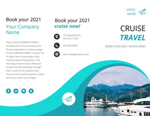 Cruise Travel Brochure Design