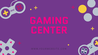 Gaming Center YouTube Channel Art Design