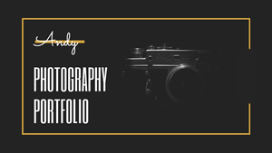 Photography Portfolio Presentation Design