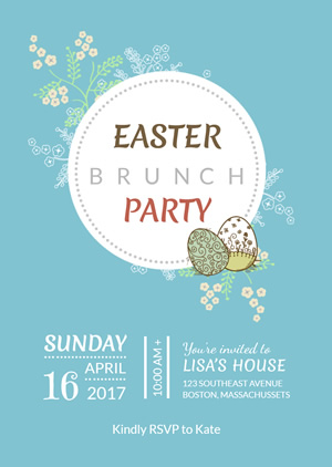 Lovely Easter Invitation Design