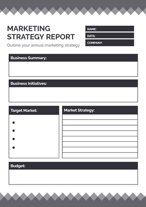 Marketing Strategy Report Design
