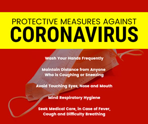 Coronavirus Protective Measures Facebook Post Design