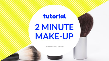 Make Up Tutorial YouTube Thumbnail Design
