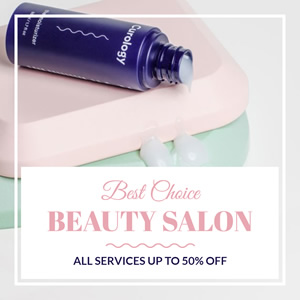 Beauty Salon Instagram Post Design