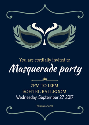 Creative Masquerade Invitation Design