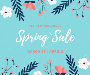 Spring Sale Facebook Post Design