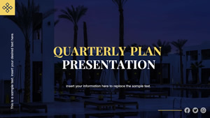 Quarterly Plan Presentation Design