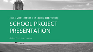 School Project Presentation Design