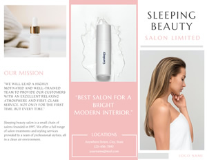 Beauty Parlour Brochure Brochure Design