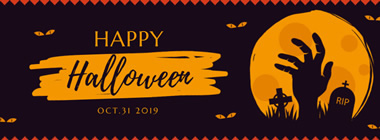 Scary Halloween Facebook Cover Design