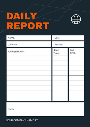 Daily Report Design