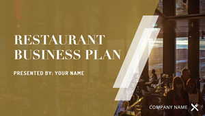 Restaurant Business Plan Presentation Design