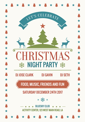 Party Christmas Flyer Flyer Design