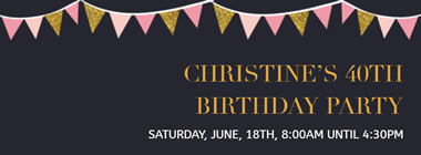 Birthday Facebook Cover Design