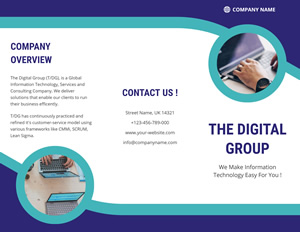 It Company Brochure Brochure Design