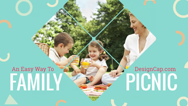 Family Picnic YouTube Thumbnail Design