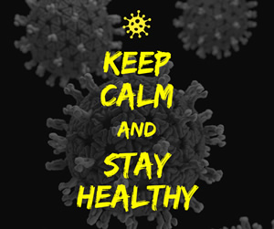 Keep Calm And Stay Healthy Facebook Post Design