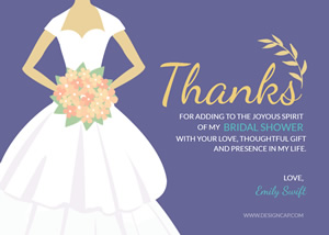 Wedding Bridal Shower Card Design