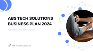 Tech-company Business Plan Presentation Design