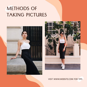 Methods of Taking Pictures Instagram Post Design