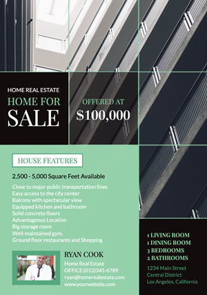 Real Estate Apartment Flyer Flyer Design