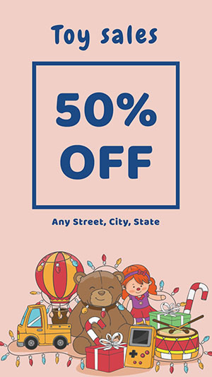 Toys Sale Instagram Story Instagram Story Design