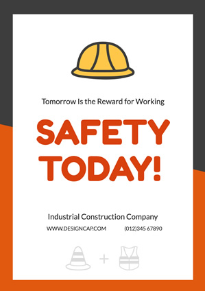 Safety Poster Industrial Design