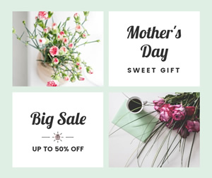 Mothers Day Sale Facebook Post Design
