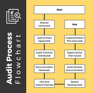 Audit Process Flowchart Chart Design