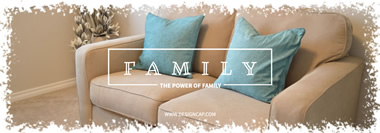 Family Sofa Tumblr Banner Design