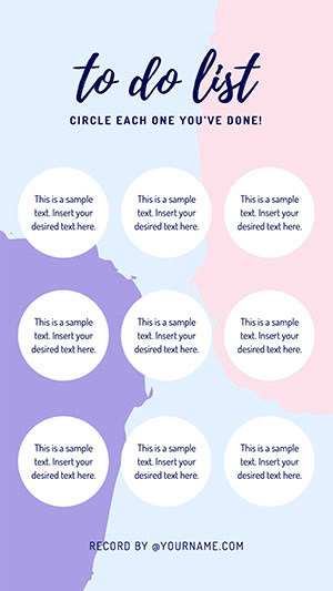 To Do List Instagram Story Instagram Story Design