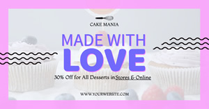 Pink Dessert Facebook Ad Facebook Ad Design