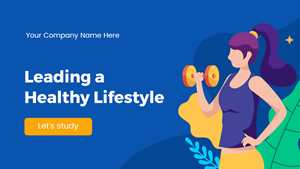 Healthy Lifestyle Presentation Design