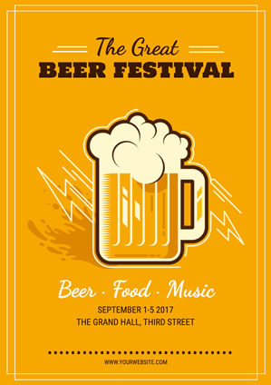 Festival Beer Poster Design