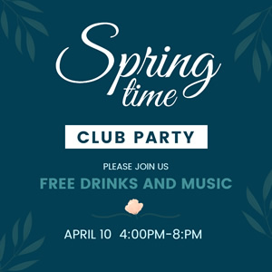Club Party Instagram Post Design