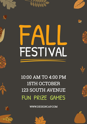 Festival Autumn Poster Design