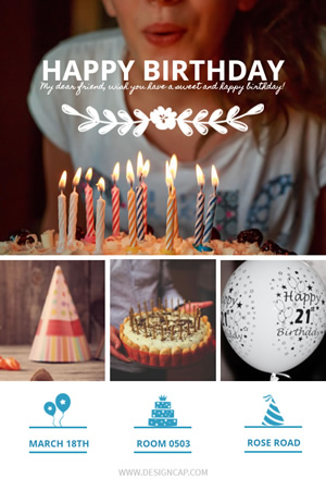 Happy Birthday to You Pinterest Graphic Design