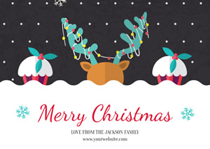 Merry Christmas Card Design