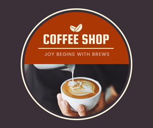 Coffee Shop Facebook Post Design