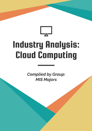 Industry Analysis Report Design