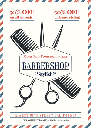 Life Barbershop  Design