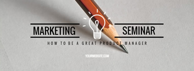 Marketing Seminar Facebook Cover Design