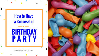 Birthday Party YouTube Thumbnail Design