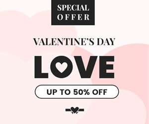 Valentines Day Sale Facebook Post Design