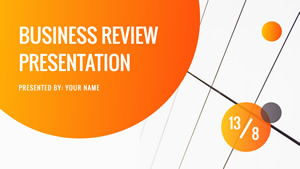 Business Review Presentation Design