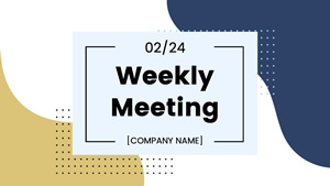 Weekly Meeting Presentation Design