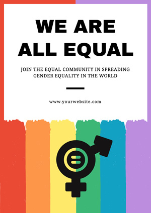Gender Equality Initiative Poster Poster Design