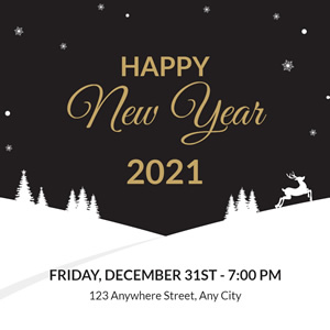 Happy New Year Instagram Post Design